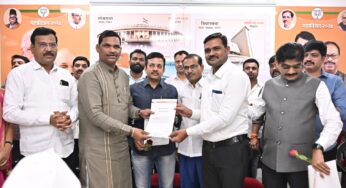 बलशाली भारत घडवण्याच्या राष्ट्रकार्यात योगदान द्या! – भाजपा शहराध्यक्ष शंकर जगताप यांचे आवाहन – नवनिर्वाचित कार्यकारिणीचा पदवाटप समारंभ