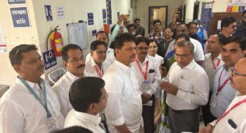 स्वच्छतेमुळेच पेशंट बरे होण्यास मदत होते – नवनिर्वाचित आरोग्य मंत्री प्रकाश आबिटकर यांची औंध जिल्हा रुग्णालयास भेट
