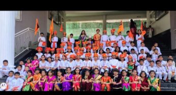 द न्यु मिलेनियम इंग्लिश मीडियम स्कूलमध्ये छत्रपती शिवाजी महाराज जंयती उत्साहात साजरी