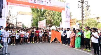 पुणे जिल्हा अथलेटिक्स संघटनेच्या मान्यतेने पहिल्यांदाच सांगवी येथे सौ.सारिका कृष्णा भंडलकर यांच्या वतीने मॅरेथॉनचे आयोजन